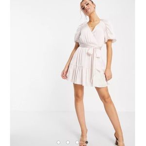 Ted Baker Loueese Puff Sleeve Mini Dress